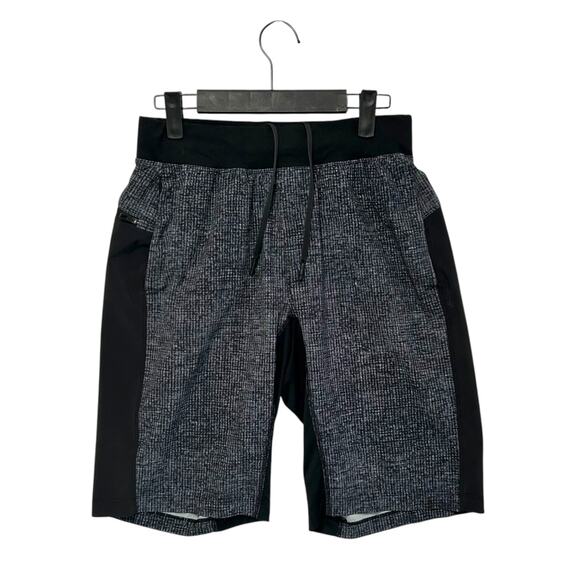 Lululemon T.H.E. Short Linerless 11" Men's Sz S Gridiron Starlight Black Sporty - Picture 1 of 8